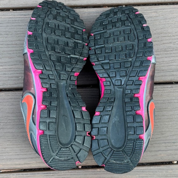 Nike Womens Size 8 Dual Fusion ST 2 454240-066 Gray Pink Running Shoes Sneakers - Picture 6 of 8